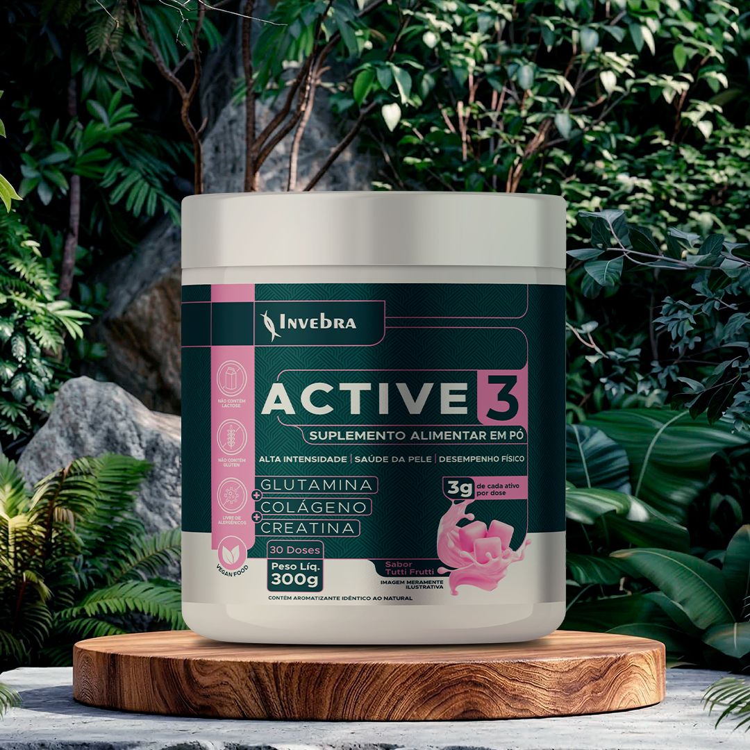 Active 3 - Chiclete - Invebra